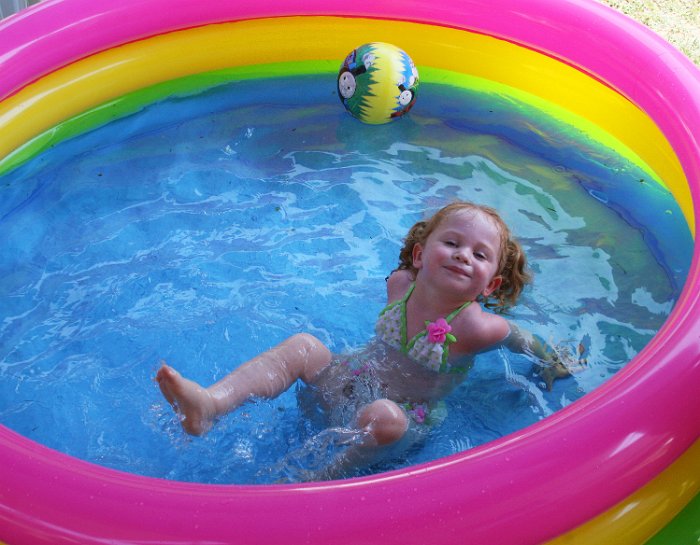 Amber in the Pool 2